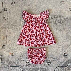 Kate Spade cherry dress + bloomers, 12 months